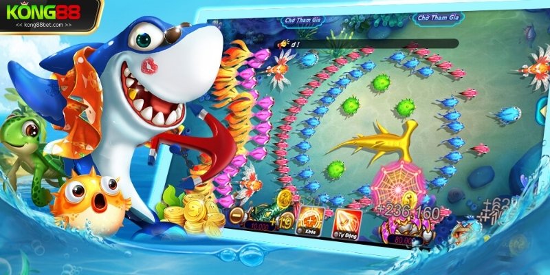 Cách chơi bắn cá Kong88 hạ boss trúng thưởng cực lớn
