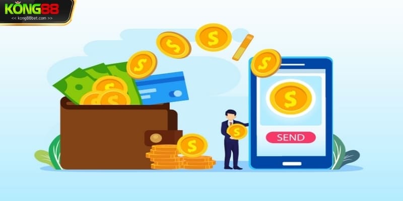 Quy trình nạp và rút tiền dễ dàng khi giao dịch tại Kong88